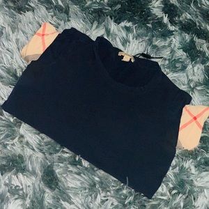 Burberry Tee 👕 Navy Blue